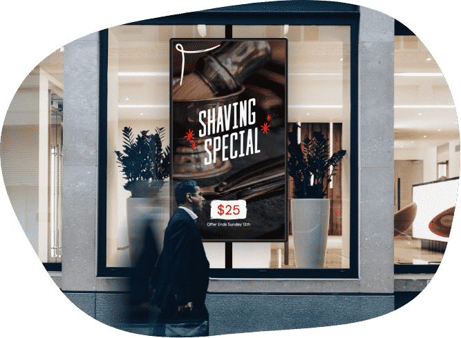 Digital signage template