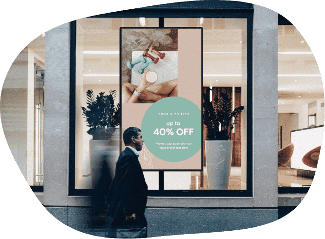 Digital signage template