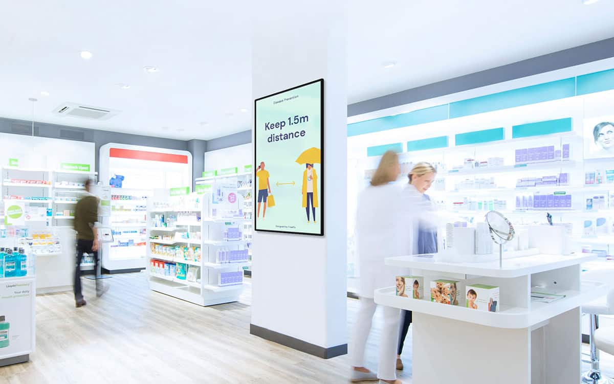 pharmacy digital signage