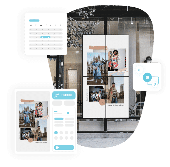 Digital signage template