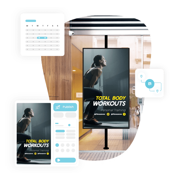 Digital signage template