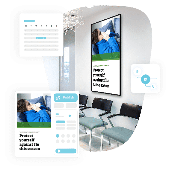 Digital signage template