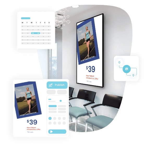 Digital signage template