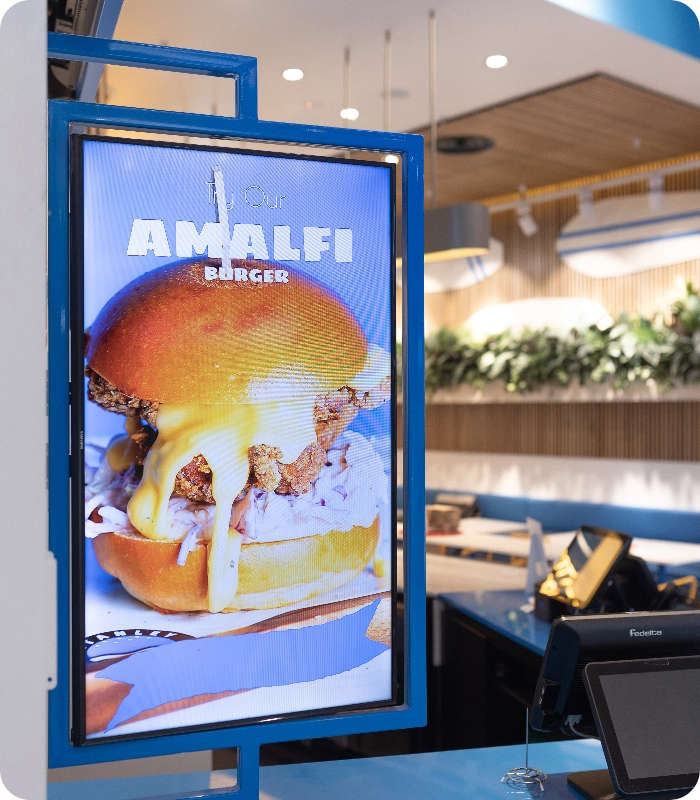 Stanley Burgers chooses Mandoe for digital signage
