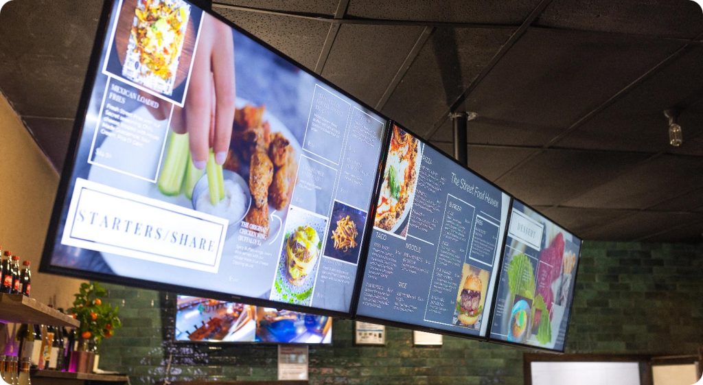 Street Taste digital signage