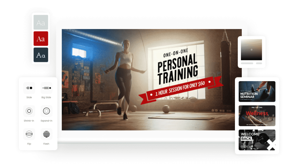 Gym and fitness digital signage | A winning guide