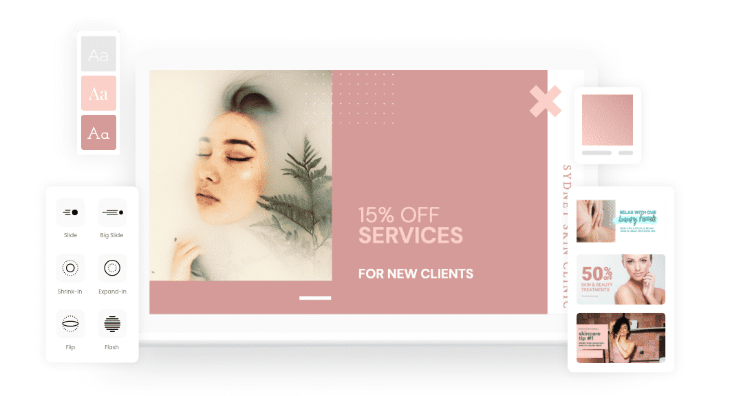 Digital signage template