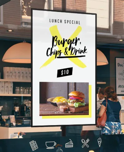 Why digital signage has made printed menu boards a thing of the past