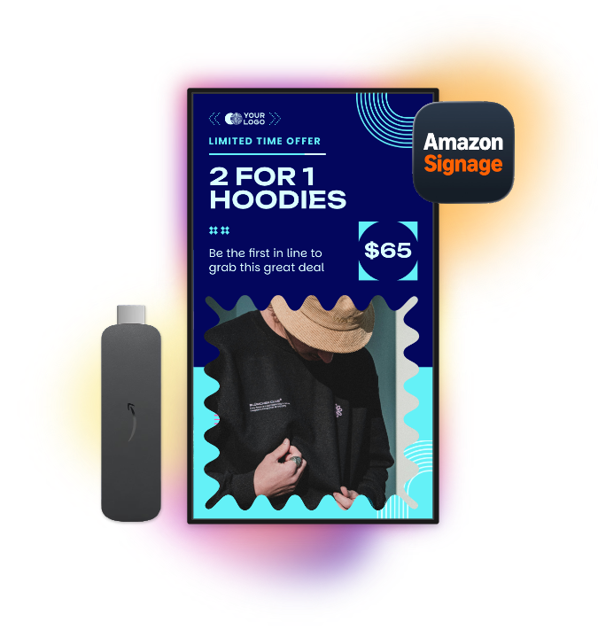 Amazon Signage Stick